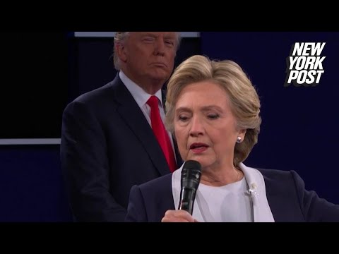 Hillary: Trump’s debate stalking ‘made my skin crawl’ | New York Post