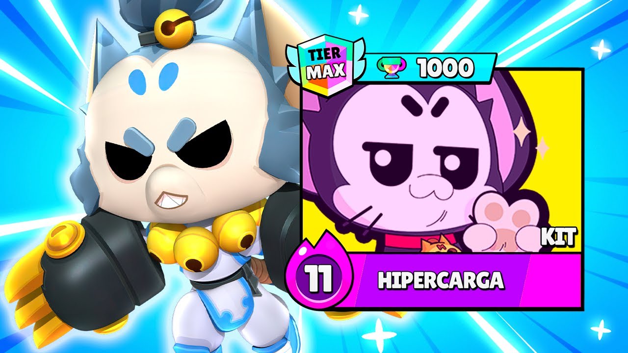 KIT o BRAWLER MAIS ODIADO do BRAWL STARS nos 1000 TROFÉUS no COMBATE 🔥