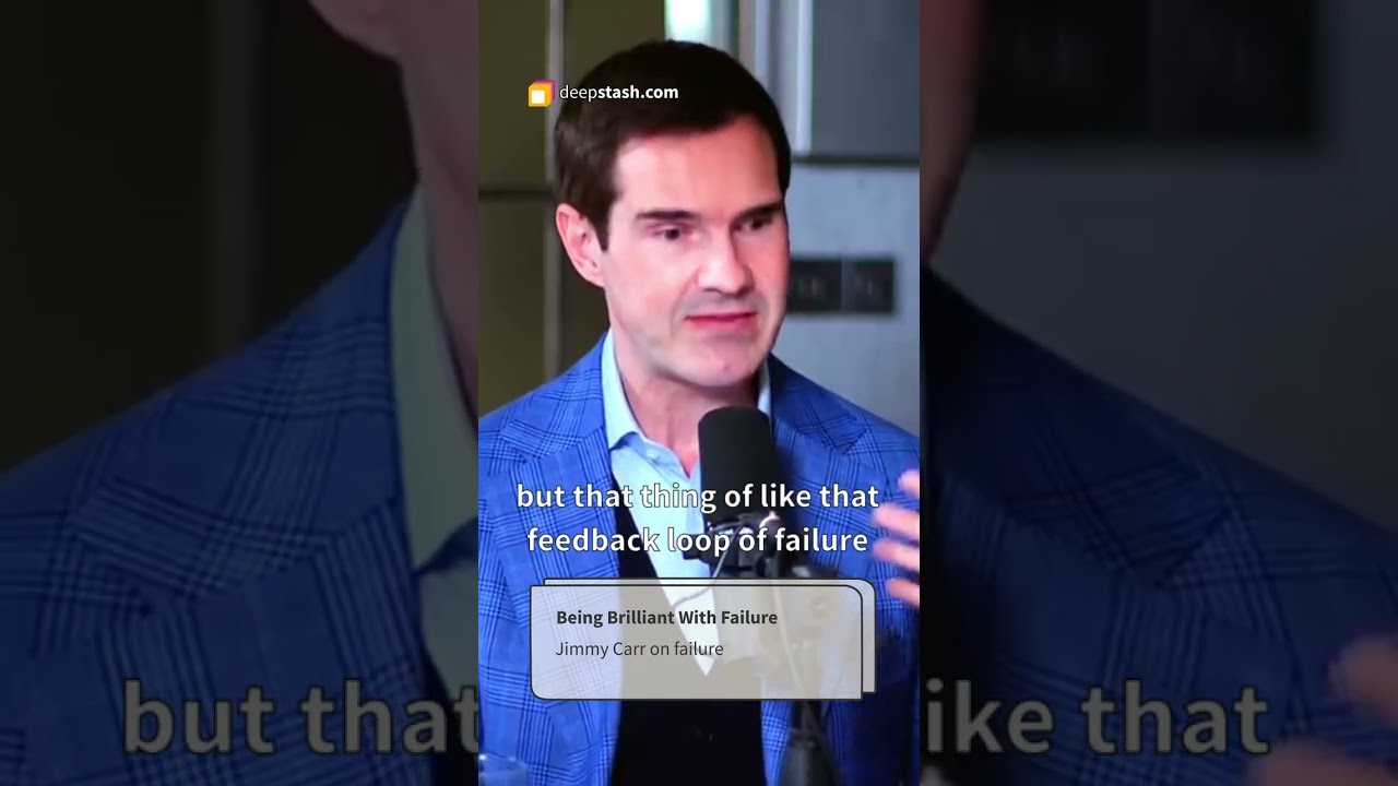 Jimmy Carr - Being brilliant with failure #shorts