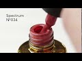 FOX Spectrum gel varnish No. 034 (dark terracotta, enamel), 7 ml
