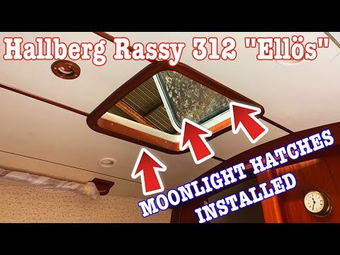 Hallberg-Rassy 312 "Ellos"- Sea4See - MAHOGANY FRAMES & MOONLIGHT HATCHES (INSTALLED)