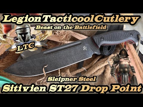 Sitivien ST27 Drop Point in Sleipner steel.