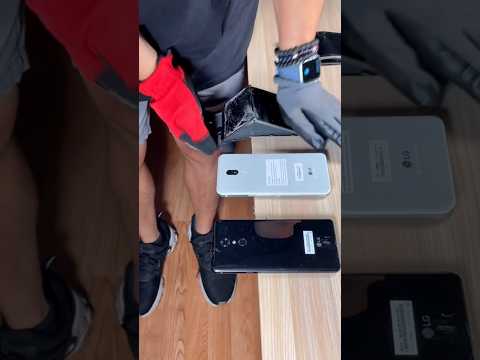 LG Phones are so strong! “Break Test 😫       #test #break #lg #androids #mobile