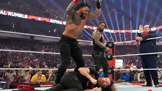 OMG Sami Zayn Attack Roman Reigns | WWE Royal Rumble 28th January 2023 Highlights HD