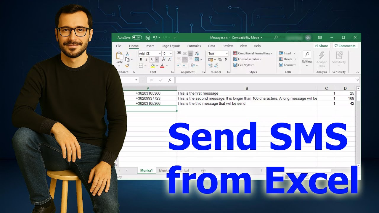 How to Send SMS Messages from Excel Using Ozeki SMS Gateway