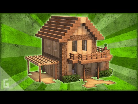 Minecraft | How to Build a WOOD House!