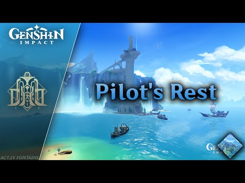 Pilot's Rest — Romaritime Harbor (Night) | Genshin Impact OST: Fountain of Belleau