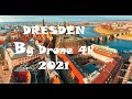Dresden 2021 Germany by Drone 4k