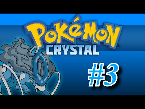 Pokemon Crystal Part 3- First Gym Badge and Through the Cave!