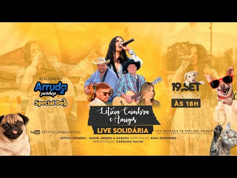 LIVE SOLIDÁRIA LETÍCIA COIMBRA E AMIGOS