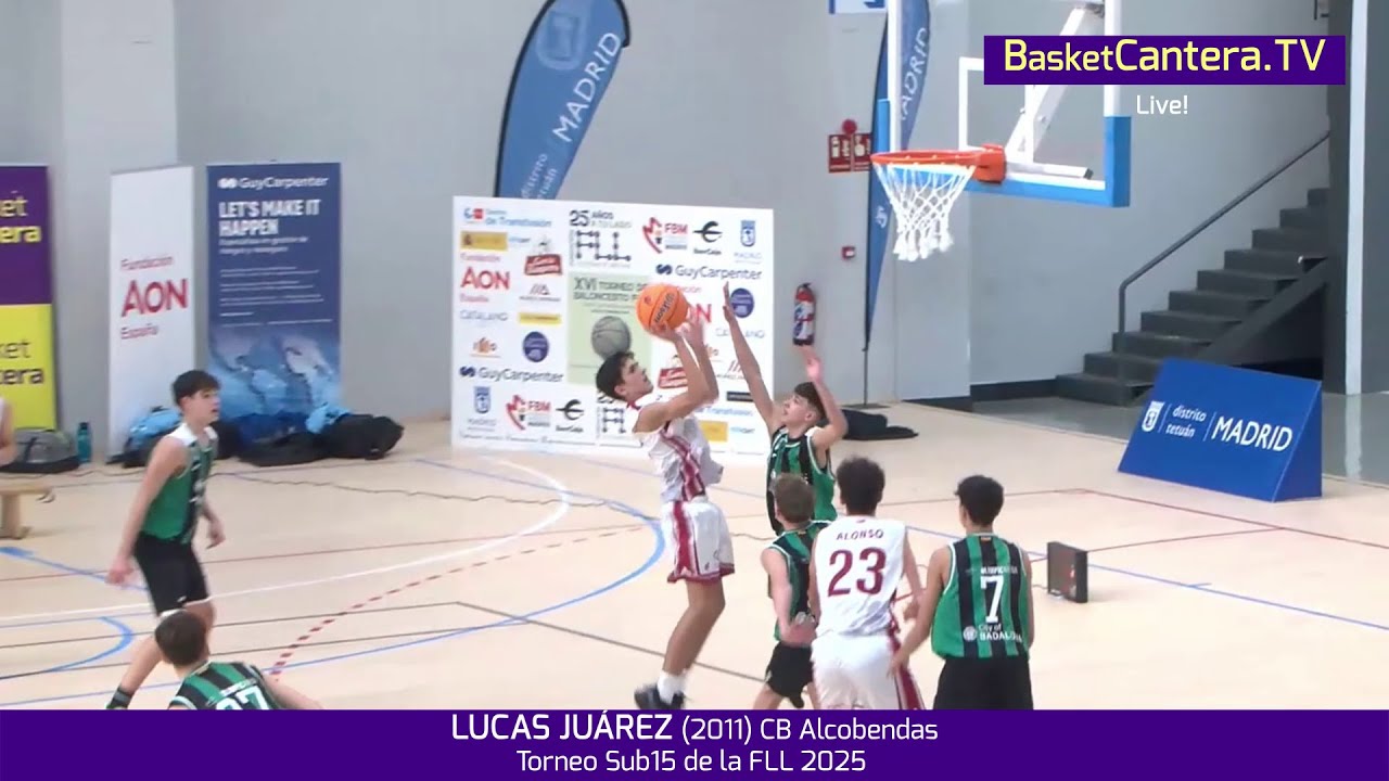 LUCAS JUÁREZ (2011) CB Alcobendas. Torneo Sub15 de la FLL (Madrid 2025)