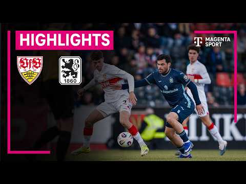 VfB Stuttgart II - TSV 1860 München | Highlights 3. Liga | MAGENTA SPORT