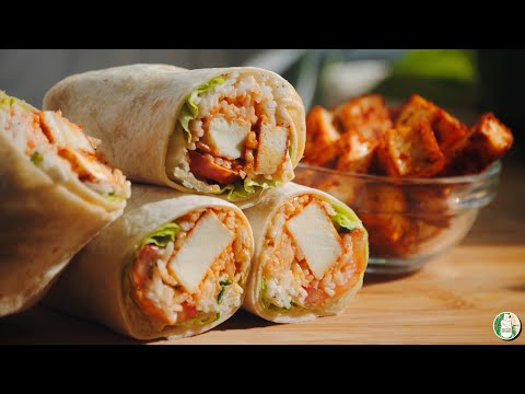 Veg Paneer Burritos Recipe | The Ultimate Vegetarian Paneer Burrito Wrap Recipe Make at Home
