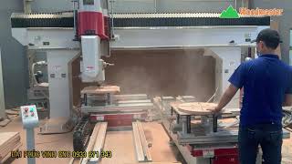 Vận Hành thực tế máy CNC 3D PRO-MASTER-T4  tải nặng tại xưởng Khách hàng Đồng Nai