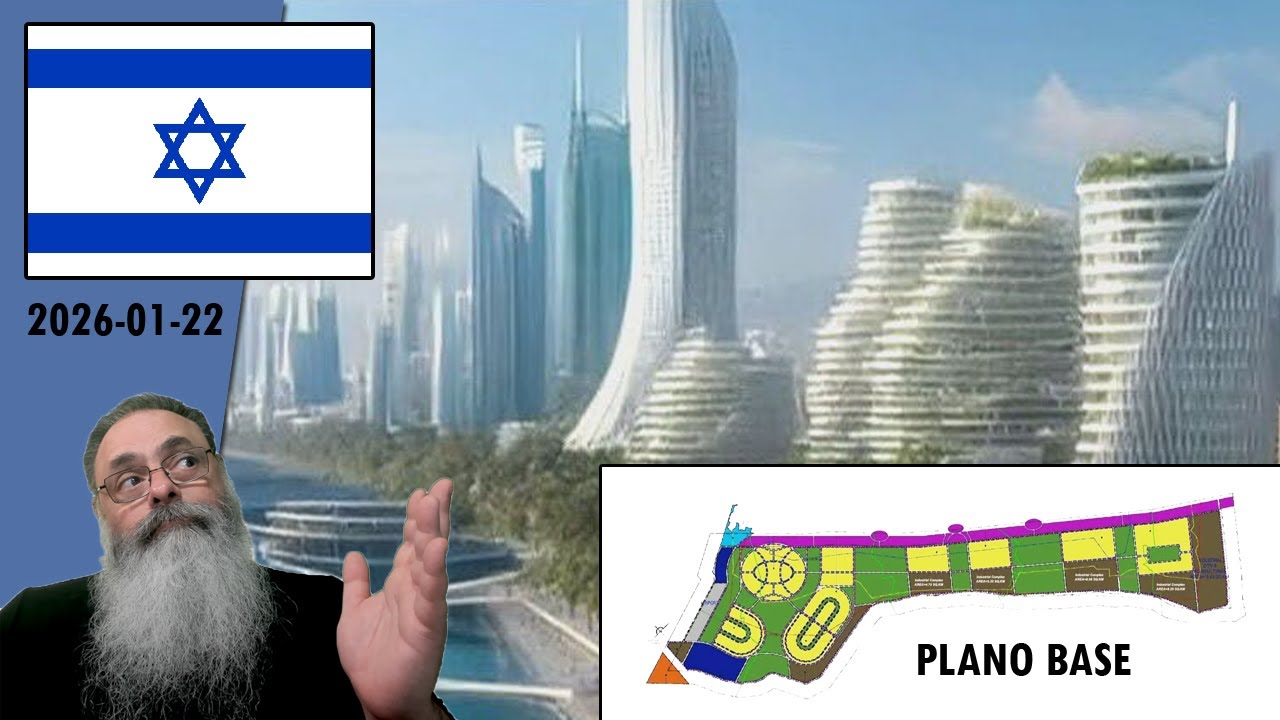 #Israel 2026-01-22: JARED KUSHNER apresenta o PLANO de RECONSTRUÇÃO de GAZA e parece um LOTEAMENTO