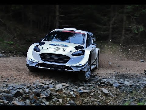 Wales Rally GB Test for Sébastien Ogier WRC