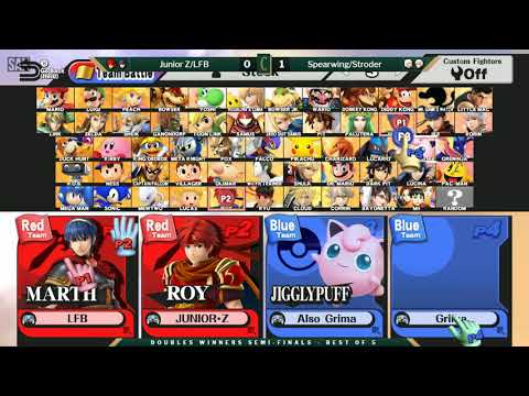 Chronicles: Back to Bracket Doubles Winners Semis - Junior Z/LFB (Red) vs Spearwing/Stroder (Blue)