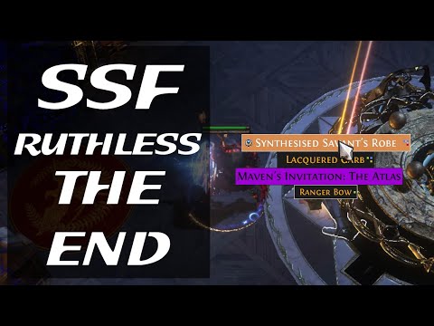 Path of Exile - Solo Self Found Ruthless -  The End