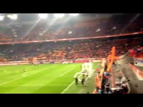 Amsterdam Arena before the friendlymatch between Holland and Mexico 12.11.14