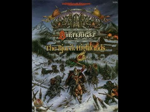 RETRO RPG REVIEW: "Birthright: The Rjurik Highlands" by Anthony Pryor (Overwriting Obscures Quality)