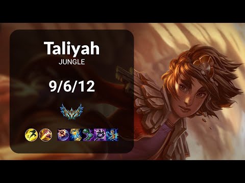 Taliyah vs Graves JUNGLE - KR CHALLENGER Patch 14.21