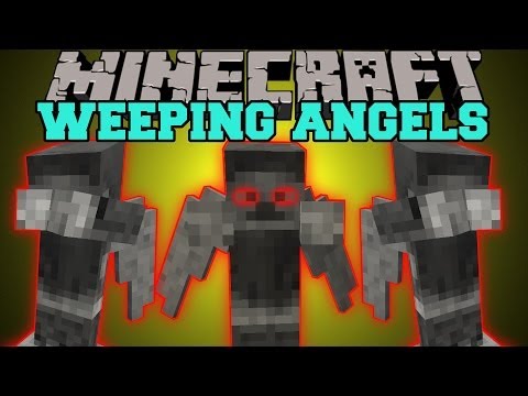 Minecraft: WEEPING ANGELS (DON'T LOOK BEHIND YOU!) Mod Showcase