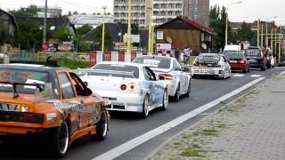 preview picture of video 'KOE drift Slovakia - Presov 2010 (drive through the city)'