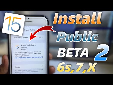 How to Install iOS 15 Public beta for on any iPhone .iOS 15 Beta 2 Re-Release and iOS 15 Public Beta