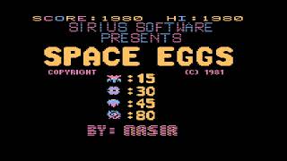 SPACE EGGS !!! ATARI 800 XL - 80´S NOSTALGIA