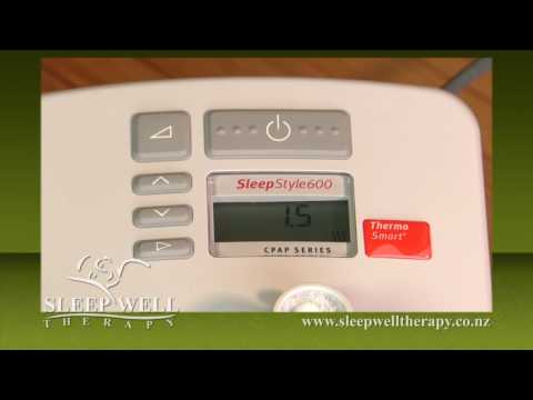 How to change settings - Sleep Style 608