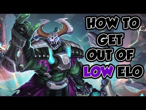 HOW TO GET OUT OF LOW ELO!! GROHK DMG!