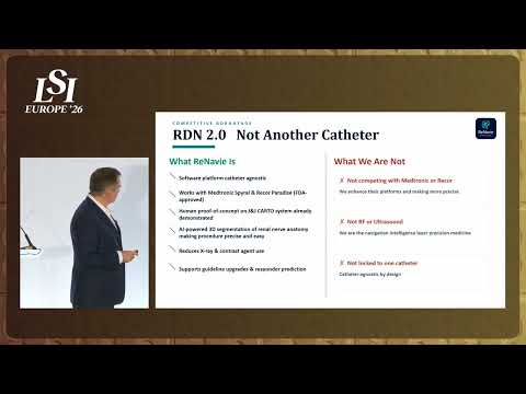 Marcin Golebicki, ReNavie Sensing - 3D Mapping for Renal Denervation | LSI Europe '26