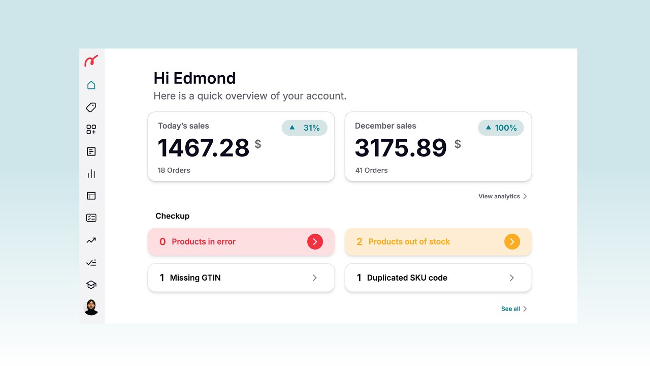 Nembol eBay, Amazon, Square + Demo