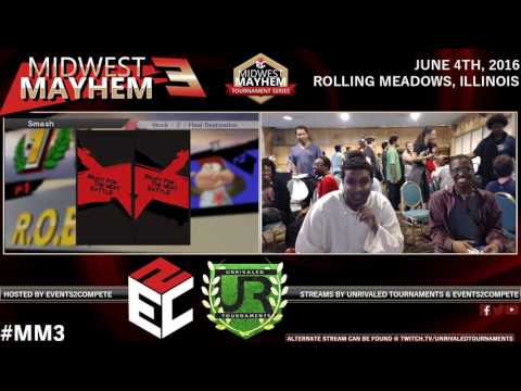 Midwest Mayhem 3 – Pools – BoScotty (R.O.B.) vs. GP l Ge0 (Diddy Kong)