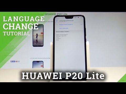 How to Change Language in HUAWEI P20 Lite - Language Settings |HardReset.Info