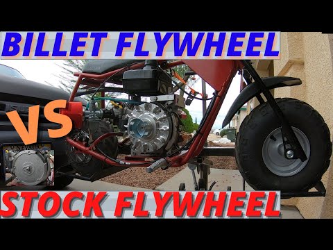 Billet flywheel versus stock Hemi flywheel on a Predator 212 / 0 to 30 MPH