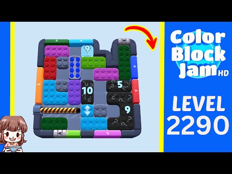 Color Block Jam Level 1382 (2290) Solution Walkthrough