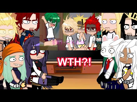 Pro heroes, Parents and LOV react to Deku Had a Nightmare! || mha/bnha || Gacha Club/Life || au || 