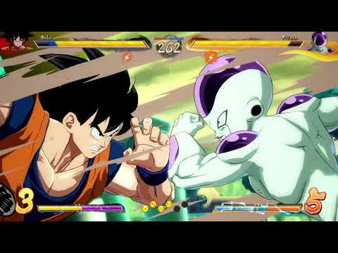 DRAGON BALL FighterZ Goku Base vs Frieza Cooler Ginyu