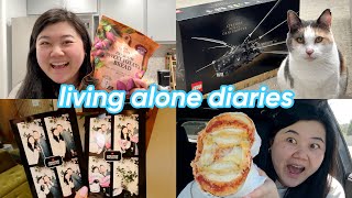 living alone diaries in the bay area🏡 (trying local spots, youtube event, taking care of the cats)