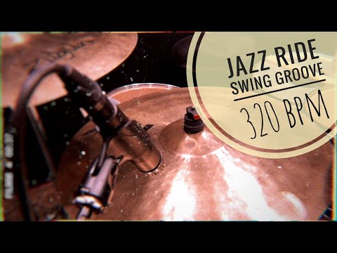 Jazz Swing Drum Groove | Backing Track | 320 BPM