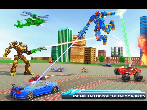 Excavator - Robot Car Game **  Elephant Robot Games