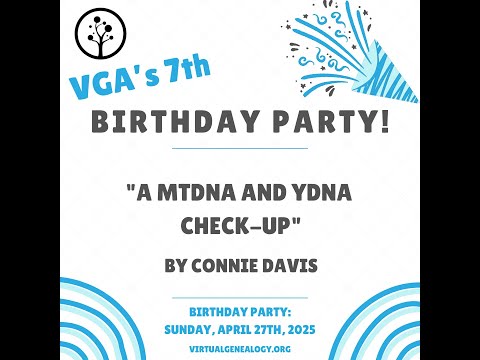 "A mtDNA and YDNA Check-up" by Connie Davis
