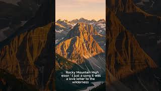 John Denver’s Final Flight: A Voice That Still Echoes Through the Mountains✈️ #usainterestingfacts