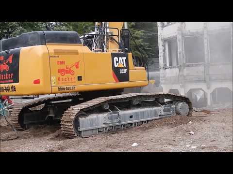 Bagger CAT 352 F Abriss  - wie immer