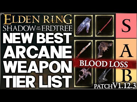 Shadow of the Erdtree - New Best HIGHEST DAMAGE Arcane Weapon Tier List - Build Guide - Elden Ring!