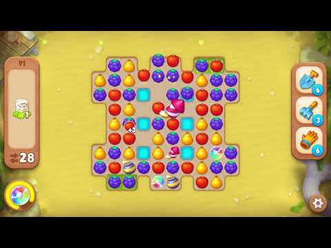 Gardenscapes - Level 91 @Games4Fun✅