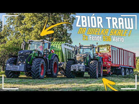 VIXA!☆Zbiór traw na wielka skale 2020☆2x Fendt 936 Vario☆GR Łepkowscy☆100ha☆[PwO Team]