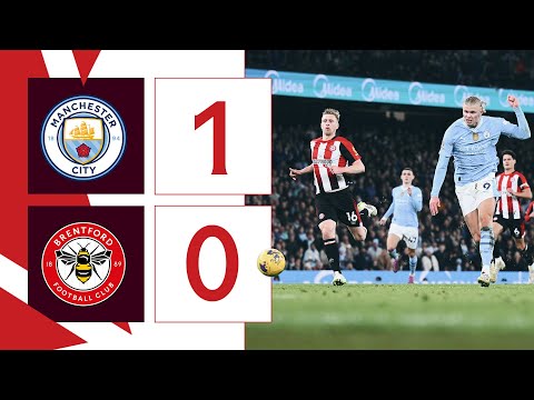Bees battle but lose to Haaland strike 😤 | Manchester City 1-0 Brentford | Premier League Highlights