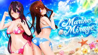 【holo Summer Live】『Marine Mirage』 4K60FPS #mmdホロライブ #ときのそら #azki #hololivemmd #hololive